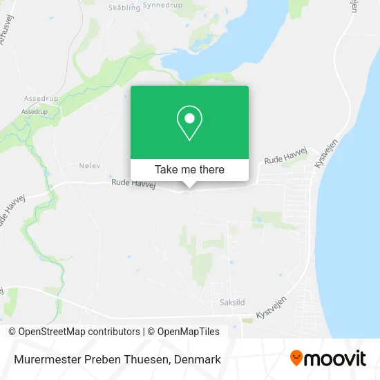 Murermester Preben Thuesen map