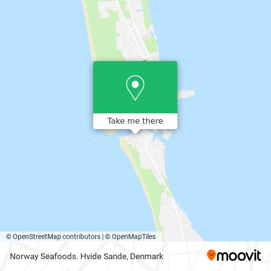 Norway Seafoods. Hvide Sande map