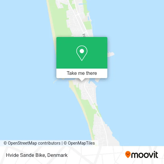 Hvide Sande Bike map
