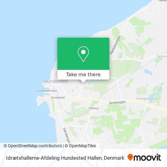 Idrætshallerne-Afdeling Hundested Hallen map