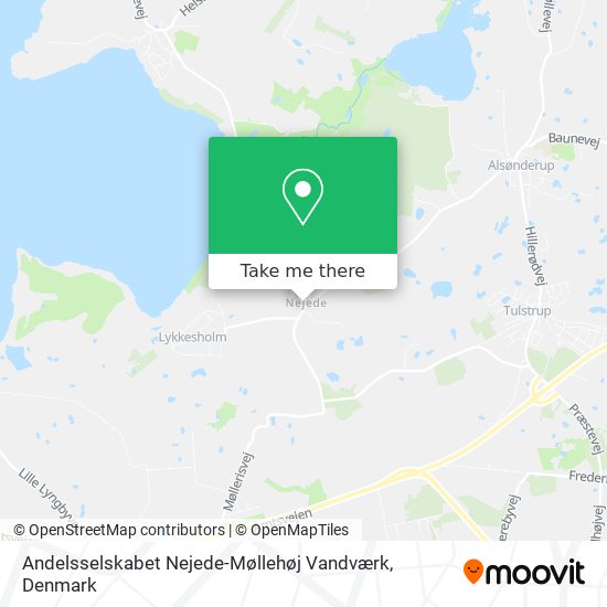 Andelsselskabet Nejede-Møllehøj Vandværk map