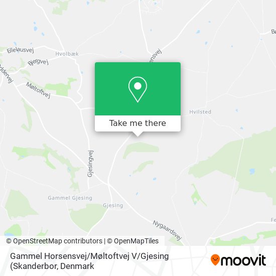 Gammel Horsensvej / Møltoftvej V / Gjesing map