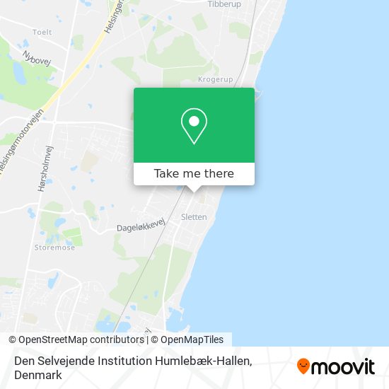 Den Selvejende Institution Humlebæk-Hallen map