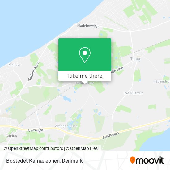 Bostedet Kamæleonen map