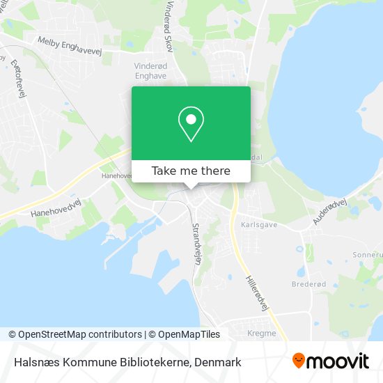 Halsnæs Kommune Bibliotekerne map