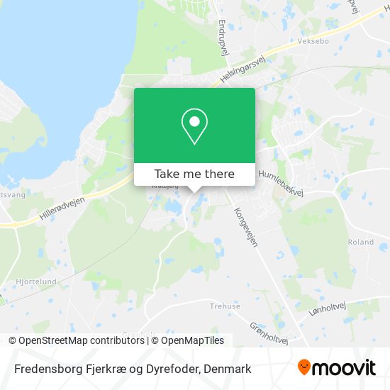 Fredensborg Fjerkræ og Dyrefoder map