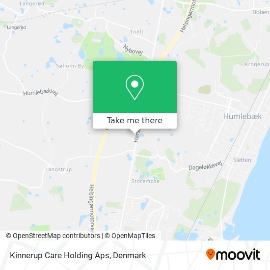 Kinnerup Care Holding Aps map