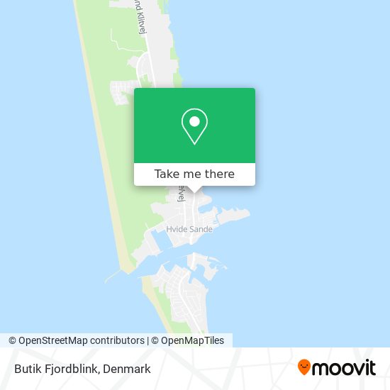 Butik Fjordblink map
