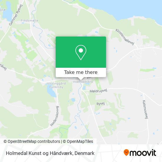 Holmedal Kunst og Håndværk map