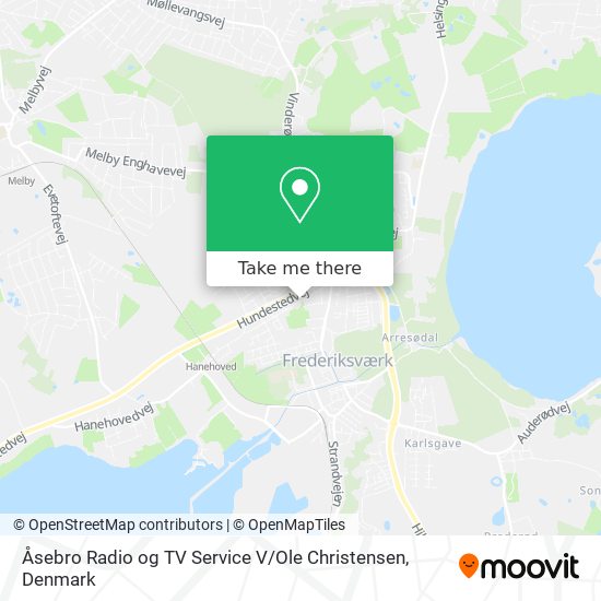 Åsebro Radio og TV Service V / Ole Christensen map