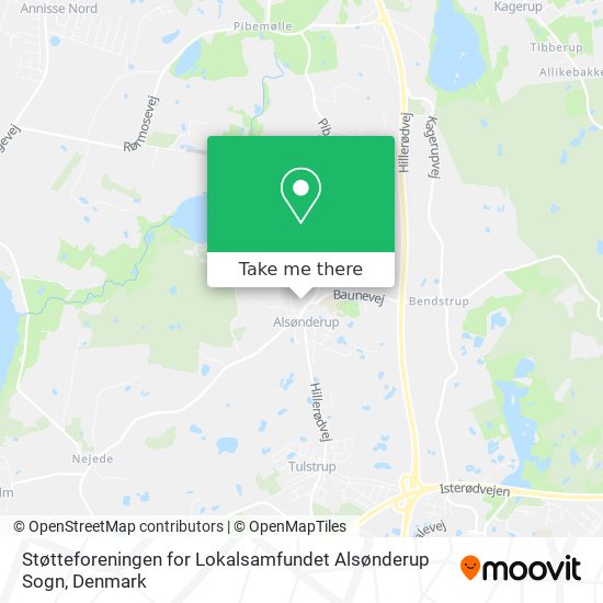 Støtteforeningen for Lokalsamfundet Alsønderup Sogn map
