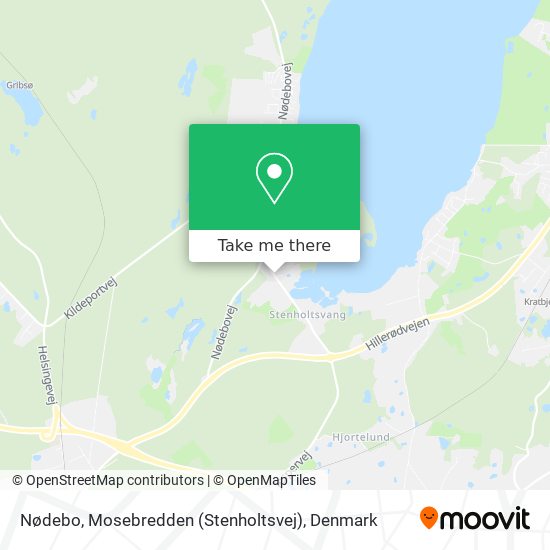 Nødebo, Mosebredden (Stenholtsvej) map
