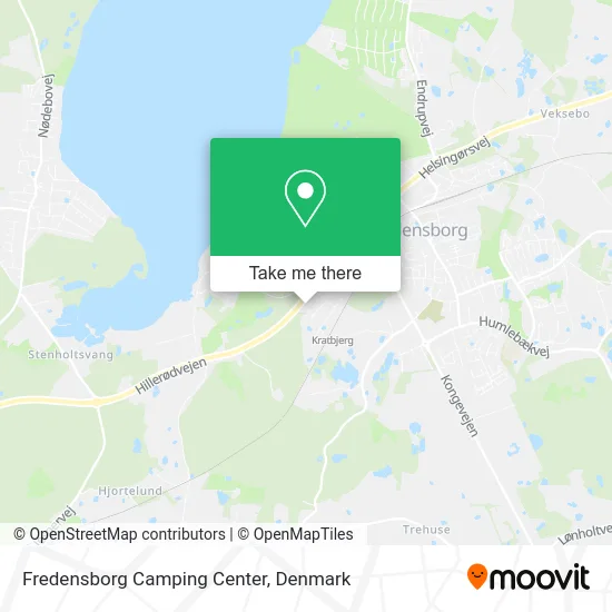 Fredensborg Camping Center map