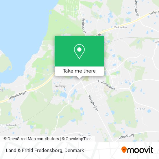 Land & Fritid Fredensborg map