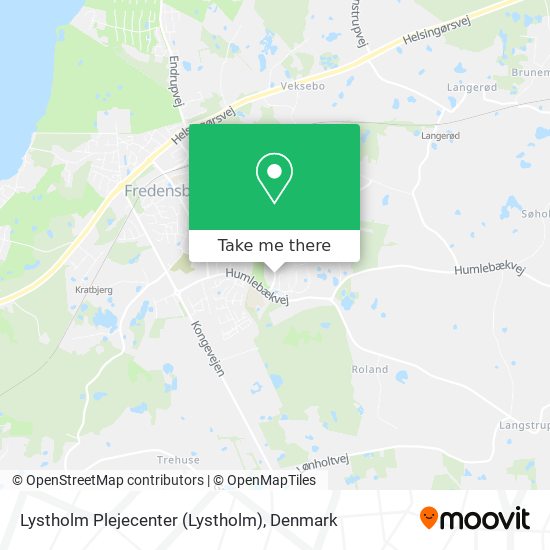 Lystholm Plejecenter map
