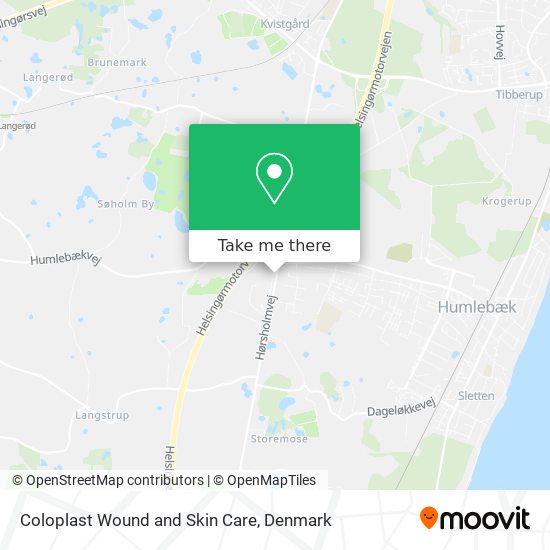 Coloplast Wound and Skin Care map