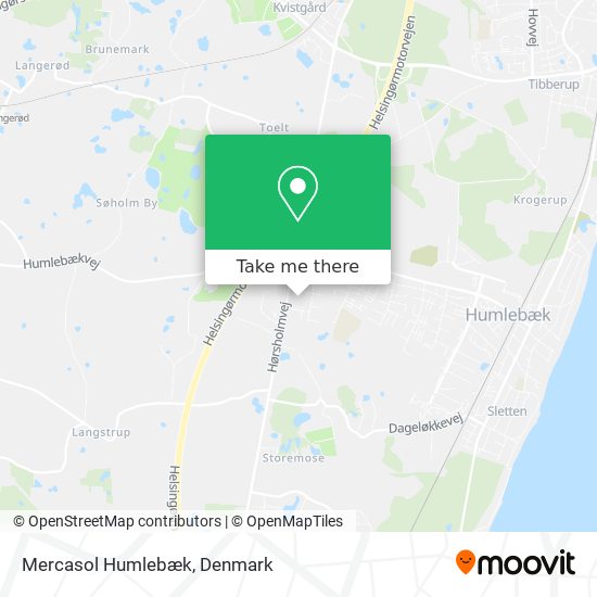 Mercasol Humlebæk map