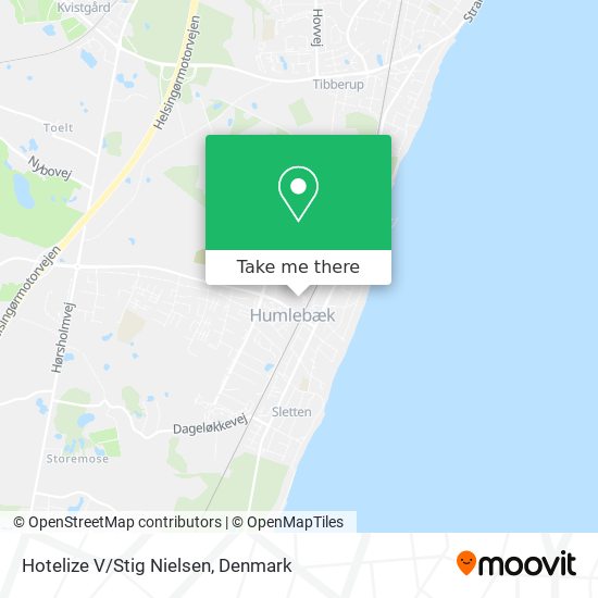 Hotelize V/Stig Nielsen map