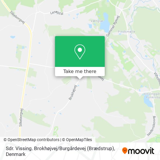 Sdr. Vissing. Brokhøjvej / Burgårdevej (Brædstrup) map