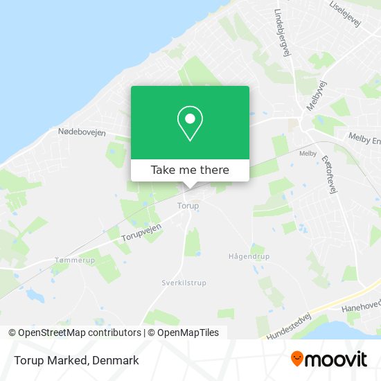 Torup Marked map