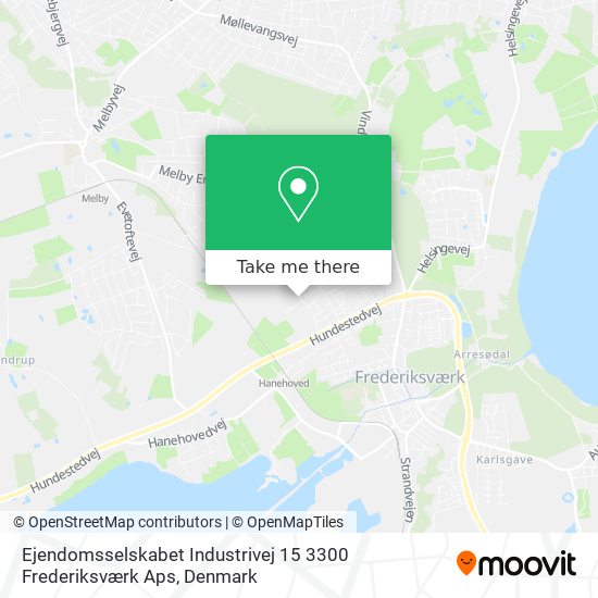 Ejendomsselskabet Industrivej 15 3300 Frederiksværk Aps map