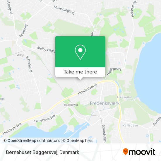 Børnehuset Baggersvej map