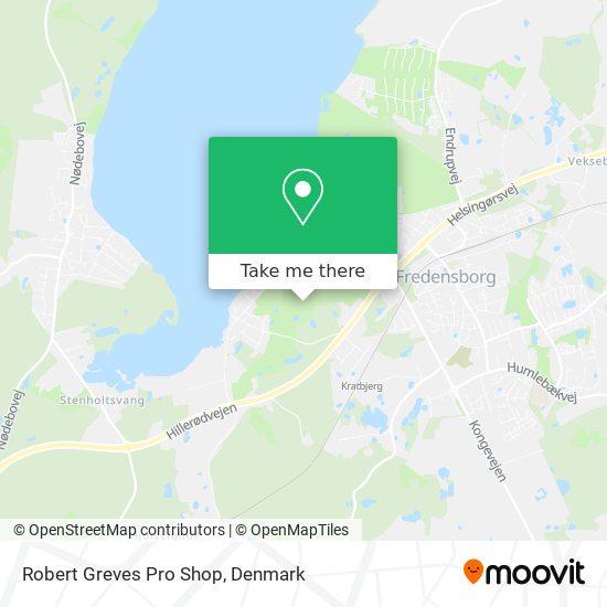 Robert Greves Pro Shop map