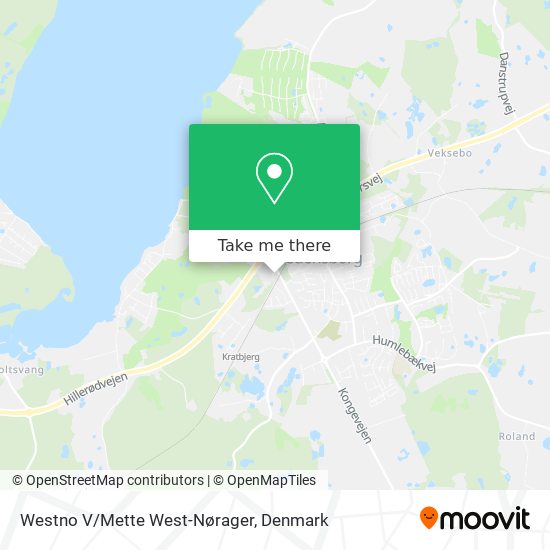 Westno V/Mette West-Nørager map