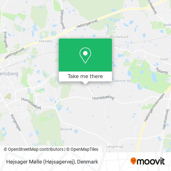 Højsager Mølle (Højsagervej) map