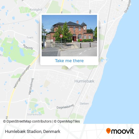 Humlebæk Stadion map