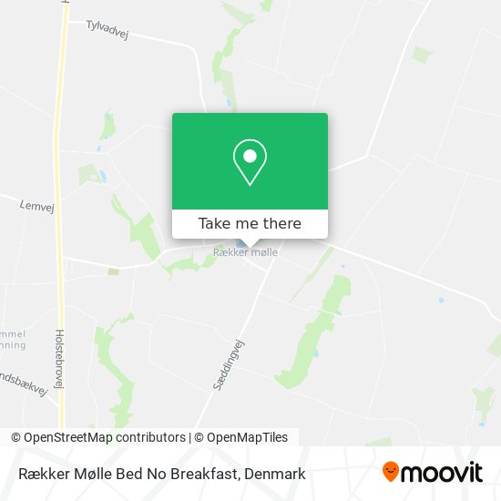 Rækker Mølle Bed No Breakfast map