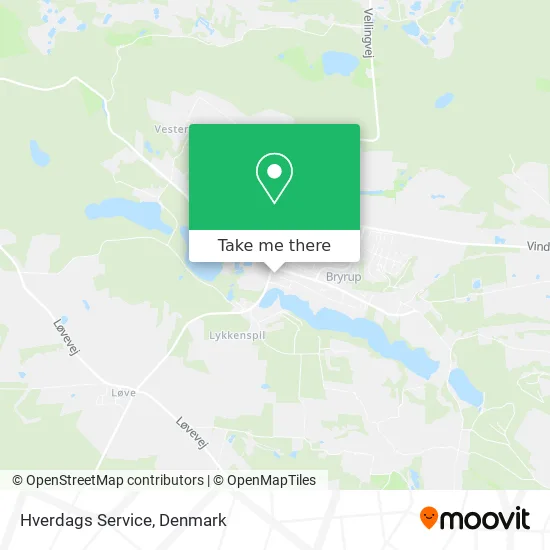 Hverdags Service map