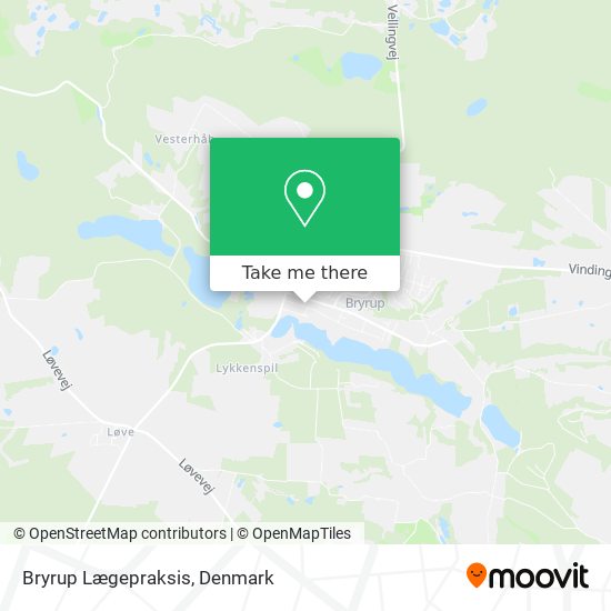 Bryrup Lægepraksis map