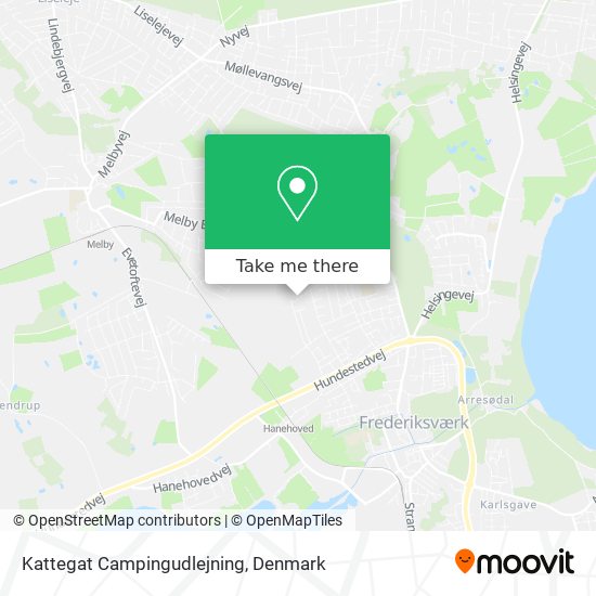 Kattegat Campingudlejning map