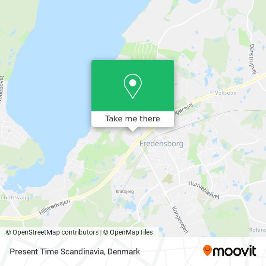 Present Time Scandinavia map