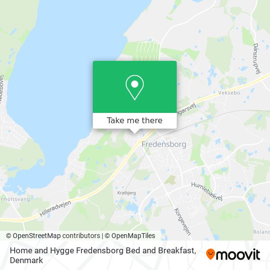 Home and Hygge Fredensborg Bed and Breakfast map