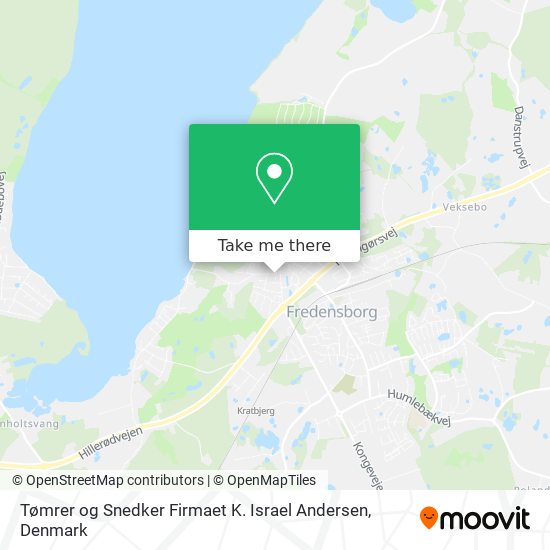 Tømrer og Snedker Firmaet K. Israel Andersen map