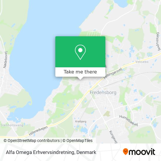 Alfa Omega Erhvervsindretning map