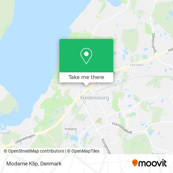 Moderne Klip map