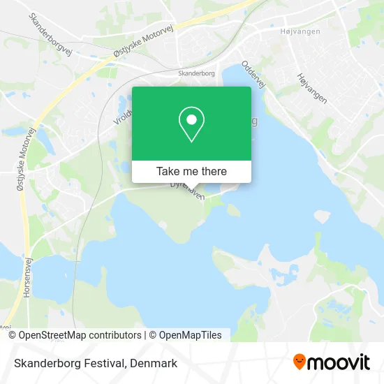 Skanderborg Festival map