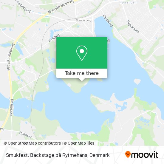 Smukfest. Backstage på Rytmehans map