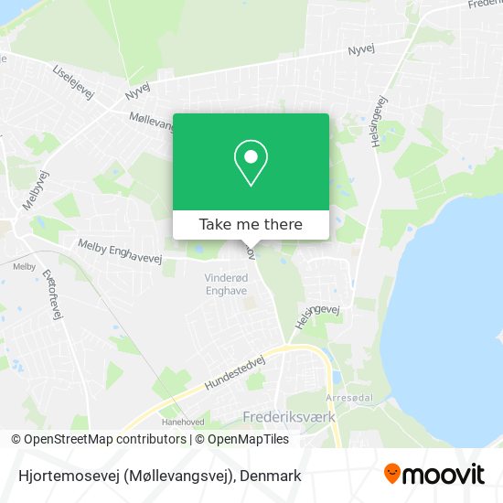 Hjortemosevej (Møllevangsvej) map