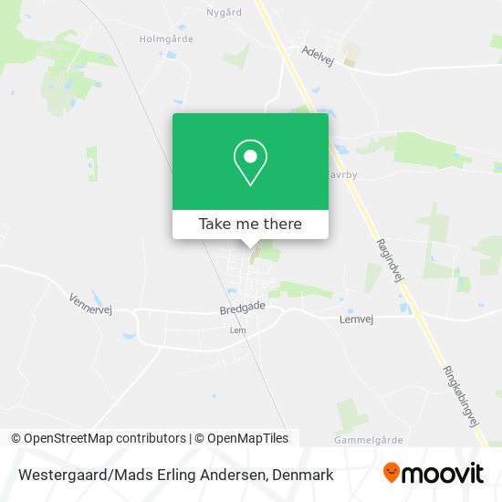 Westergaard / Mads Erling Andersen map