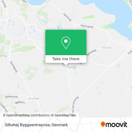 Silkehøj Byggeentreprise map