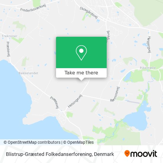 Blistrup-Græsted Folkedanserforening map