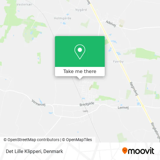 Det Lille Klipperi map
