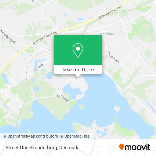 Street One Skanderborg map