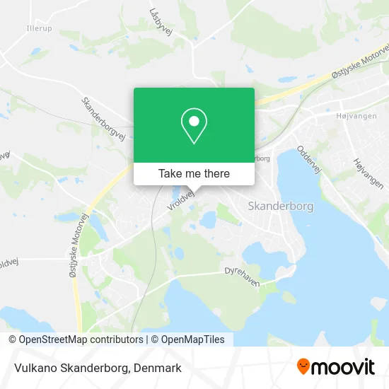 Vulkano Skanderborg map