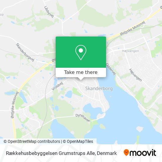 Rækkehusbebyggelsen Grumstrups Alle map