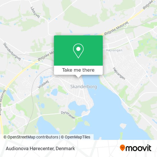 Audionova Hørecenter map